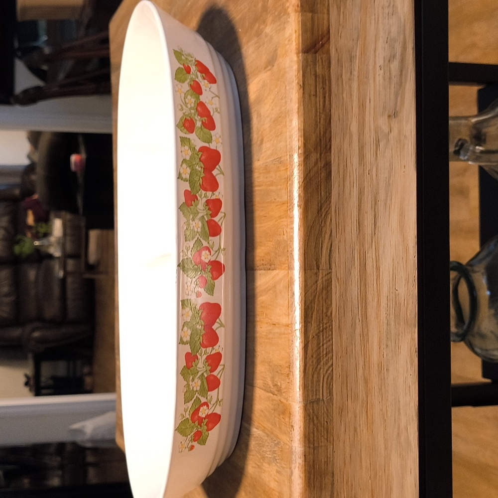 Vintage Divided Strawberry Dish